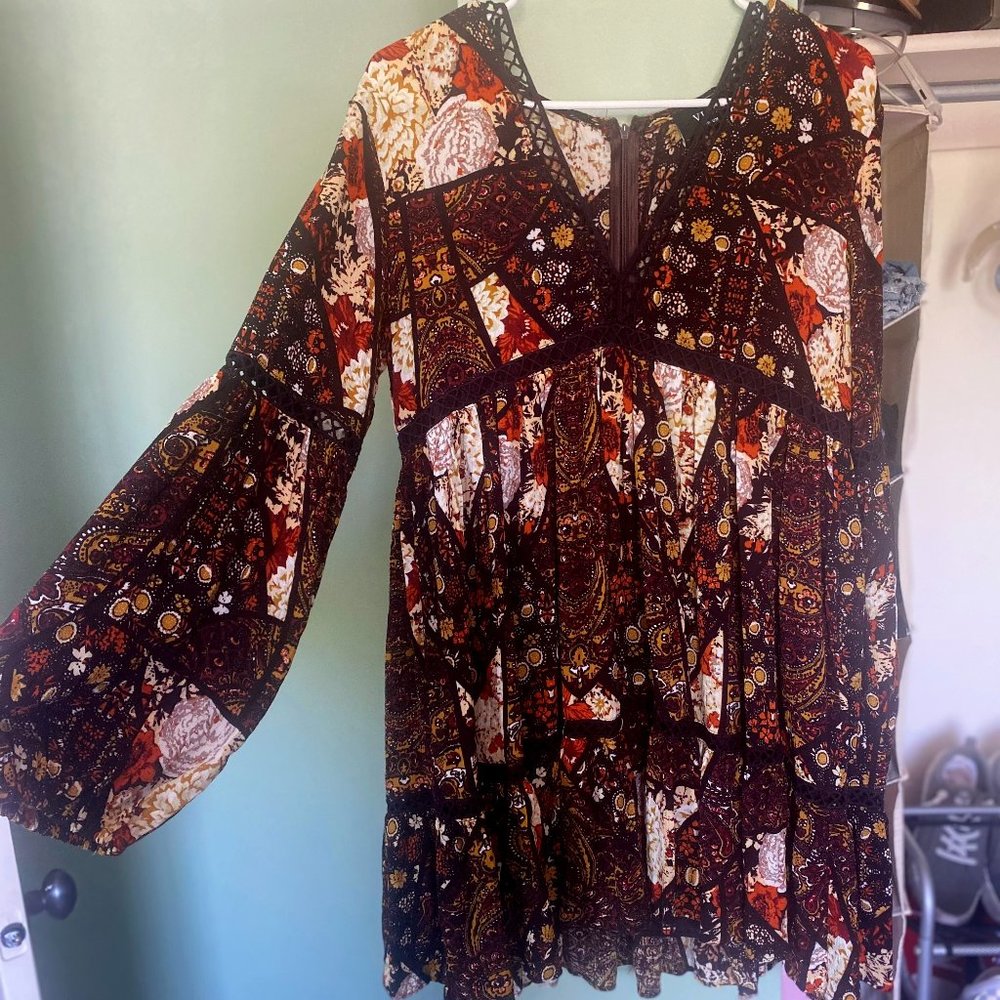 Vici Collection Floral Mini Dress Size Medium